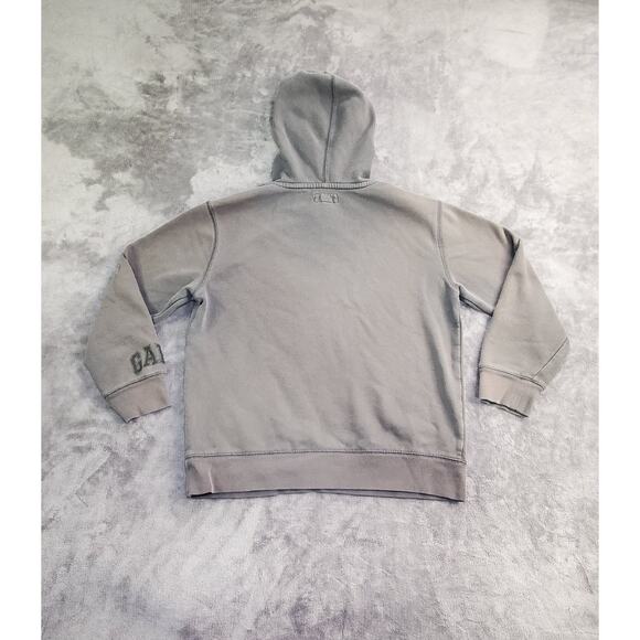 Gap Kids Sz L Disney Dark Gray Mickey Mouse Sweatshirt Hoodie Retro Y2K C6-9 - Picture 7 of 8